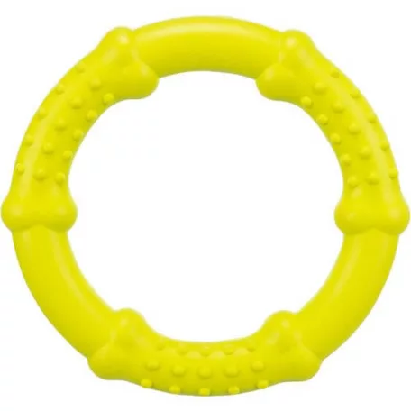 Trixie Ring Toy | Natúr gumi játék (barázdás karika) kutyák részére - 16 cm