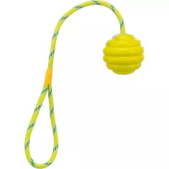   Trixie Wavy Ball on a Rope | Natúr gumi játék (húzó) kutyák részére - 6x30 cm
