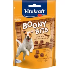   Vitakraft Boony Bits | Húsos jutalomfalat falatkák marhával, baromfival és sertéssel kistestű kutyák részére – 55 g
