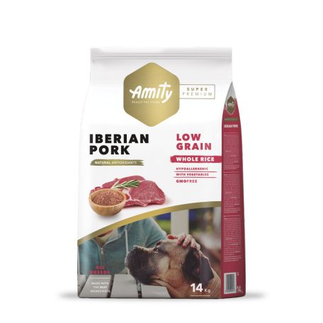 Amity | Hypoallergen Adult Iberian Pork  kutyatáp - 4 kg