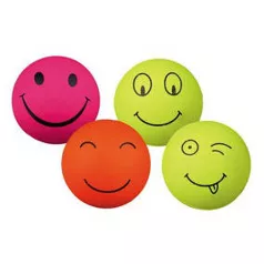   Trixie Smileys Ball | Habszivacs játék (szmájli labda) kutyák részére - 6 cm