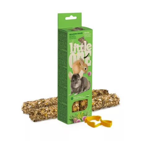 Little One dupla rúd tengerimalacnak nyúlnak és csincsillának rétifűvel 2x55 g