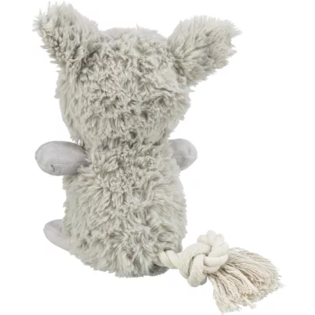Trixie Monster to rope inside | Játék (szőrnyecske,szürke) kutyák részére - 32 cm