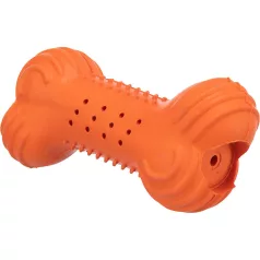   Trixie Rustling Bone Dog Toy | Natúr gumi játék (zörgős csont) kutyák részére - 11 cm