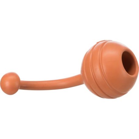 Trixie Be Eco Ball with Band | Termoplasztik játék (labda fogóval) kutyák részére - 6x13 cm