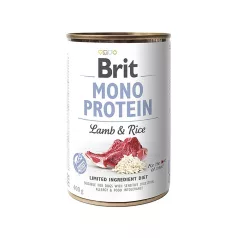   Brit Care Mono Protein Bárány barna rizzsel Konzerv kutyatáp 400 g