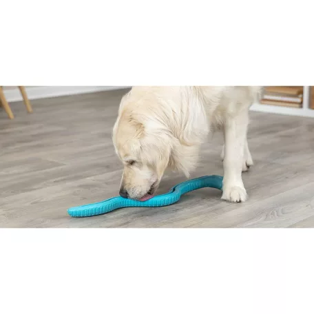 Trixie Snack Snake | Jutalomfalat adagoló (kígyó, petrolkék) kutyák részére - 59 cm