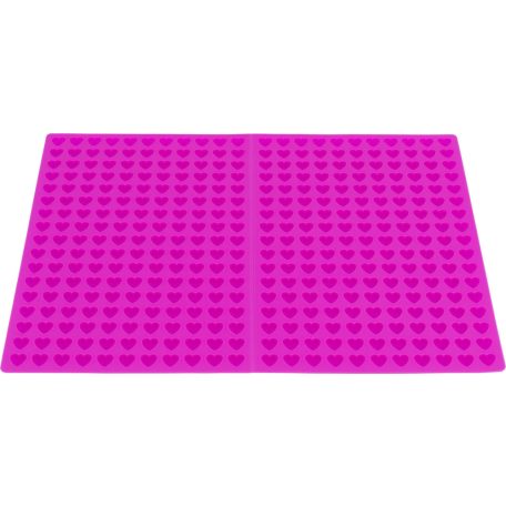 Trixie Baking Mat | Sütőforma (szív forma,szilikon) snackek készítéséhez - 38x28 cm