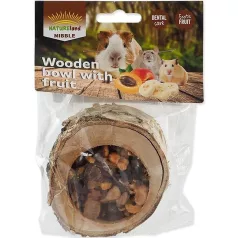   NatureLand Nibble | Kiegészítő eledel rgcsálóknak | Gyümölcsös - 120 g
