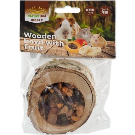 NatureLand Nibble | Kiegészítő eledel rgcsálóknak | Gyümölcsös - 120 g