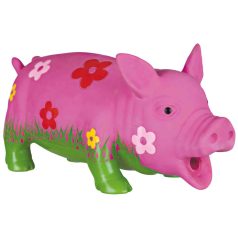   Trixie Pig Dog Toy | Latex játék (virágos disznó) kutyák részére - 20 cm