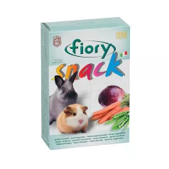   Fiory | SNACK Dried Veg. for D.Rabbits/ G.-Pigs | Kiegészítő nyúl eleség, szárított zöldség ízesítéssel - 60 g