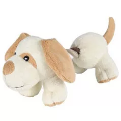   Trixie Animal with Rope | Plüss játék (kutya/elefánt) kutyák részére - 17 cm