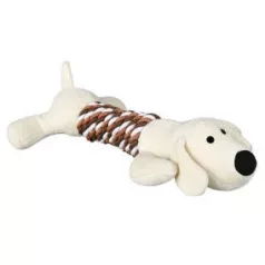   Trixie Animals with Rope Toy | Plüss-kötél játék (kutya) kutyák részére - 32 cm
