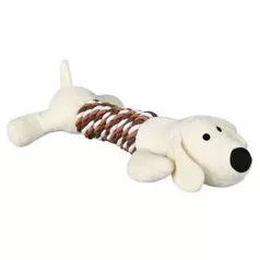   Trixie Animals with Rope Toy | Plüss-kötél játék (kutya) kutyák részére - 32 cm