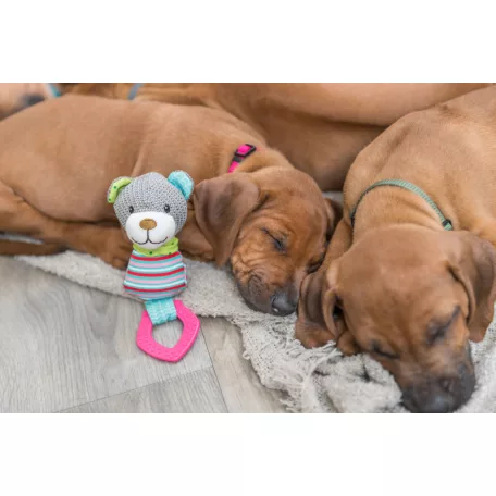 Trixie Junior Snuggler | Kutyajáték - karika, szövet/poliészter - 23 cm