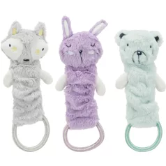   Trixie Junior Dangling Toy | Játék plüssből (farkas, nyuszi vagy maci) kutyák részére - 33 cm