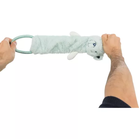 Trixie Junior Dangling Toy | Játék plüssből (farkas, nyuszi vagy maci) kutyák részére - 33 cm