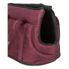 Trixie | Riva Bag | kényelmes, jól szellőző szállítótáska kutyáknak – bordó, 26 × 30 × 45 cm, max. 7 kg