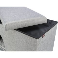   Trixie Kimy Cave | Bújó (világosszürke) kutyák és macskák részére - 72x40x40 cm