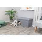 Trixie Kimy Cave | Bújó (világosszürke) kutyák és macskák részére - 72x40x40 cm