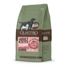 QUATTRO grain-free SALMON AND KRILL adult kutyatáp 12 kg