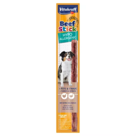 Vitakraft Beef Stick Hypoallergenic | Hipoallergén jutalomfalat pálcika kistestű kutyák részére – 12 g