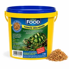   Aqua-Food | Tüskés bolharák (Gammarus) | Természetes eleség víziteknősök és díszhalak számára, vödrös kiszerelésben – 1000 ml