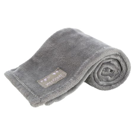 Trixie Junior Cuddly Set | Takaró (szürke,lila) kölyök kutyák részére - 75×50 cm