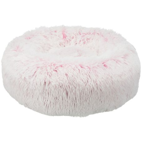 Trixie Harvey Bed | Kerek, peremes fekhely (fehér/pink) kutyák és macskák részére - 50 cm