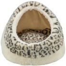 Trixie Leo | Elegáns plüss macskabújó és fekvőhely – 35 × 26 × 41 cm, krém