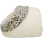 Trixie Leo | Elegáns plüss macskabújó és fekvőhely – 35 × 26 × 41 cm, krém