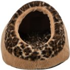 Trixie Leo | Elegáns plüss macskabújó és fekvőhely – 35 × 26 × 41 cm, barna