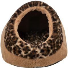   Trixie Leo | Elegáns plüss macskabújó és fekvőhely – 35 × 26 × 41 cm, barna