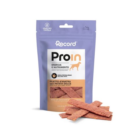 RECORD ProIn Jutalomfalat Kutyáknak Filetto Kacsás 75 g 