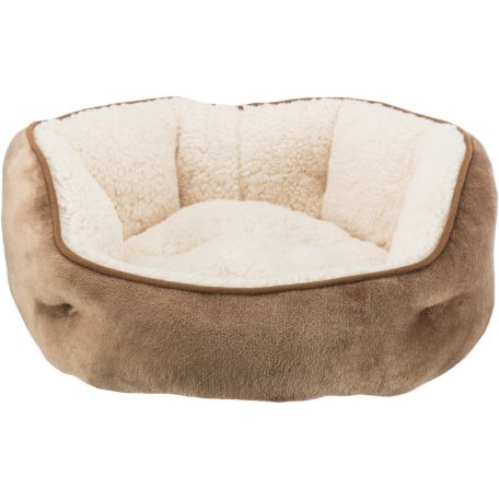 Trixie Cosma Bed | Kerek, peremes fekhely (barna/bézs) kutyák részére - 50 cm