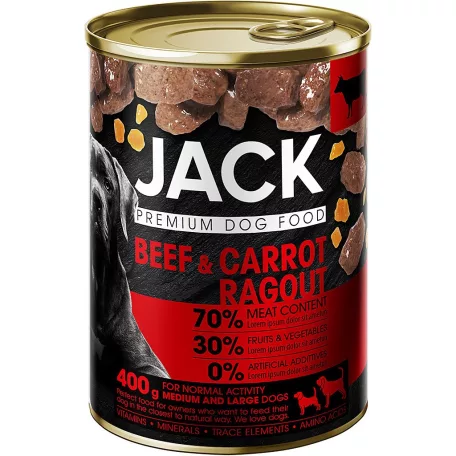 Jack kutya konzerv ragu marha-répa 400g