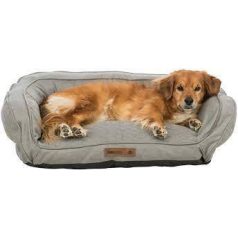   Trixie Tonio Sofa | Négyszögletes, peremes fekhely (szürke) kutyák részére - 100x80 cm