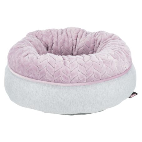 Trixie junior bed | Kör alakú párna (szürke/világos lila) kutyák részére - 40 cm