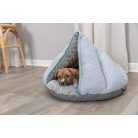 Trixie junior bed | Gúla alakú párna (szürke/világos lila) kutyák részére - 45x30x40 cm