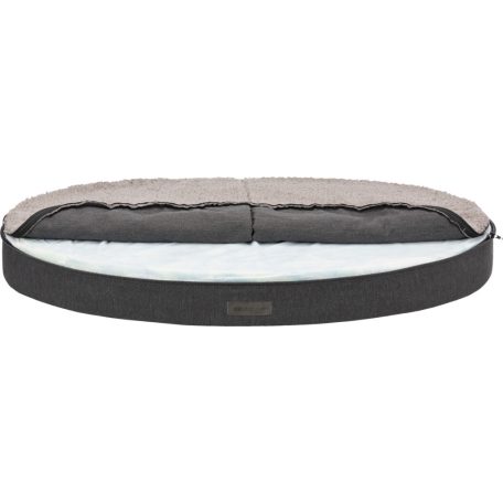 Trixie Vital Sofa Bendson | Ovális fekhely (sötét és világosszürke) kutyák részére - 100x80 cm
