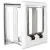 Trixie 4-Way Flap Door | Elektromágneses kutya- és macskaajtó – 21,1 × 24,4 cm, fehér