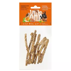  Little One Yummy ágacskák paszternákkal és sütőtökkel. Rágcsálnivaló minden kisemlős számára, 35 g