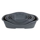 Trixie Plastic Bed Sleeper | Műanyag fekhely (sötétszürke) kutyák részére - 56x41 cm