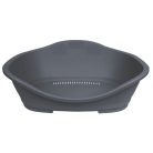 Trixie Sleeper Plastic Bed | Műanyag fekhely (sötétszürke) kutyák részére - 98x117 cm