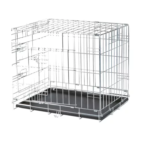 Trixie | Home Kennel | összecsukható fém szobakennel kutyáknak – (S), 64 × 54 × 48 cm