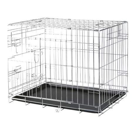 Trixie | Home Kennel | összecsukható fém szobakennel kutyáknak – (M), 78 × 62 × 55 cm