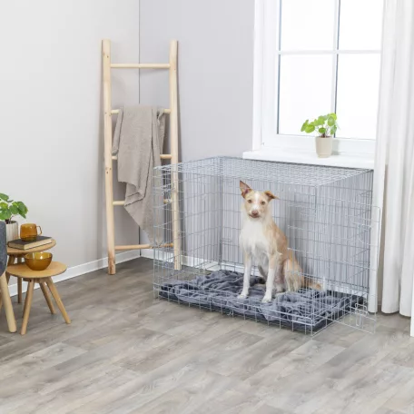 Trixie | Home Kennel | összecsukható fém szobakennel kutyáknak – (L), 109 × 79 × 71 cm