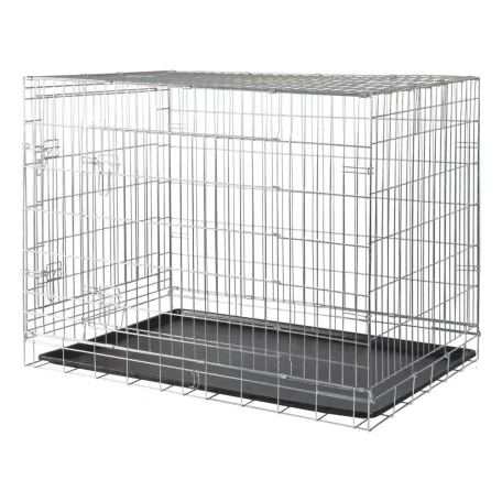 Trixie | Home Kennel | összecsukható fém szobakennel kutyáknak – (XL), 116 × 86 × 77 cm