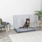 Trixie | Home Kennel | összecsukható fém szobakennel kutyáknak – (XL), 116 × 86 × 77 cm